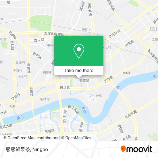 馨馨鲜果茶 map