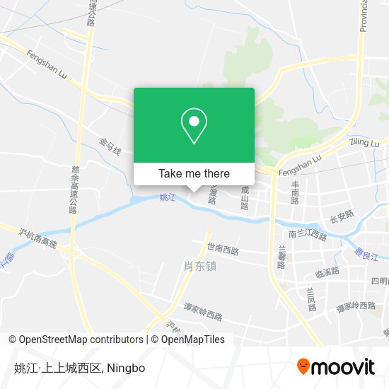 姚江·上上城西区 map