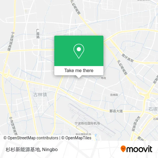 杉杉新能源基地 map