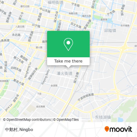 中鹅村 map