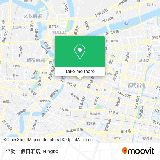 轻骑士假日酒店 map
