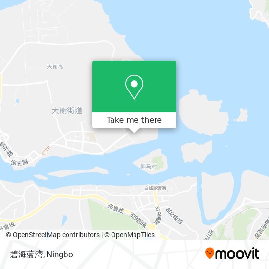 碧海蓝湾 map