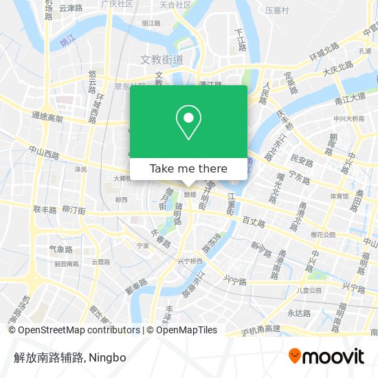 解放南路辅路 map