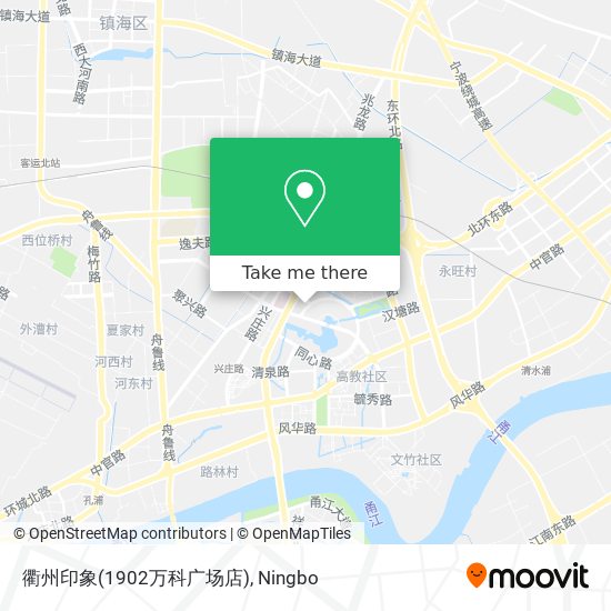 衢州印象(1902万科广场店) map