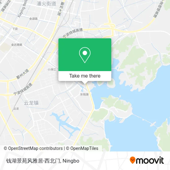 钱湖景苑风雅居-西北门 map