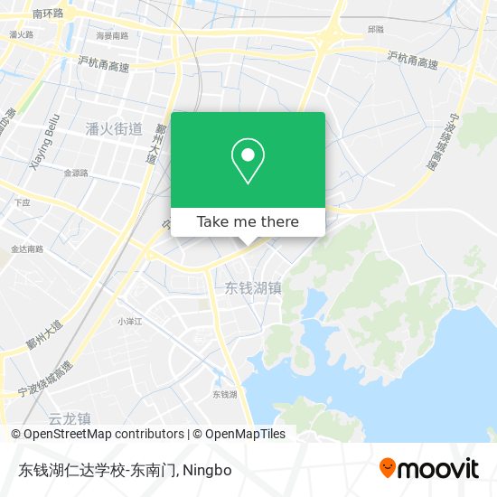 东钱湖仁达学校-东南门 map