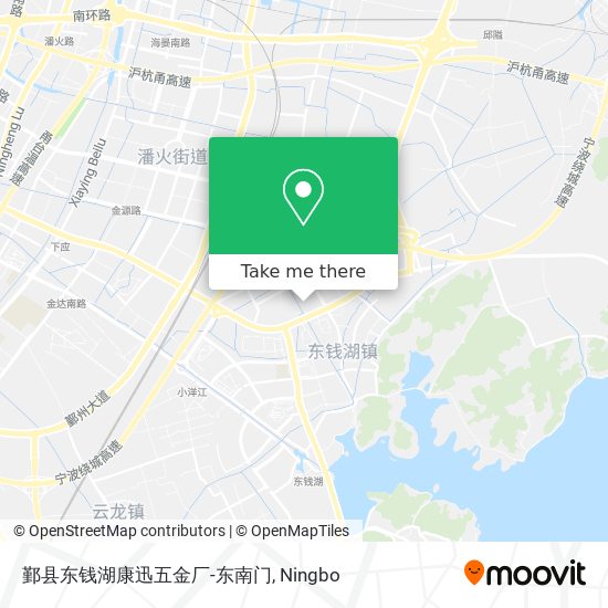 鄞县东钱湖康迅五金厂-东南门 map