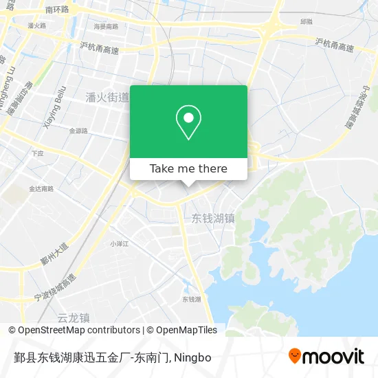 鄞县东钱湖康迅五金厂-东南门 map