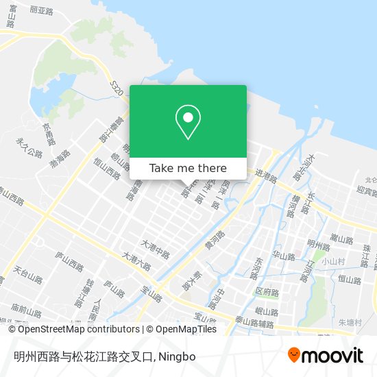 How To Get To 明州西路与松花江路交叉口in Ningbo By Bus