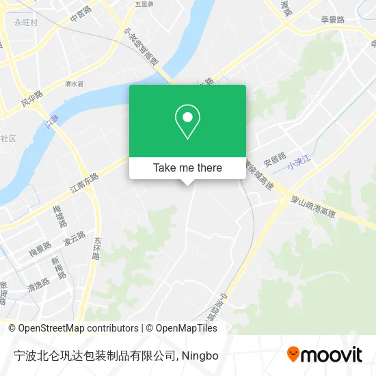 宁波北仑巩达包装制品有限公司 map