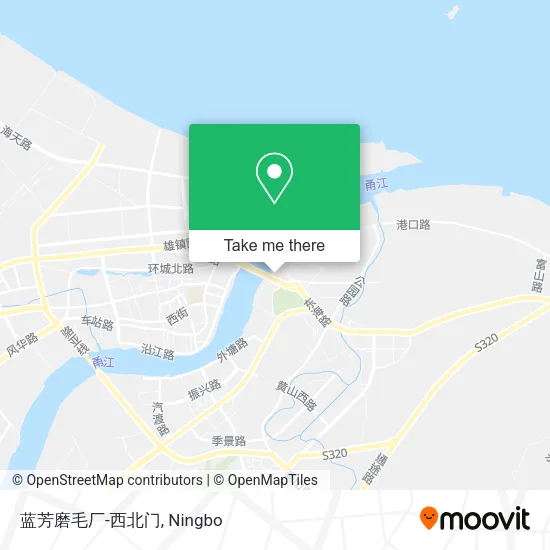 蓝芳磨毛厂-西北门 map