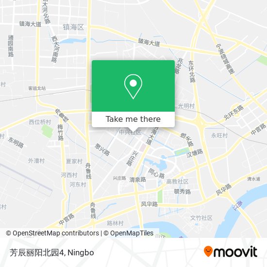 芳辰丽阳北园4 map