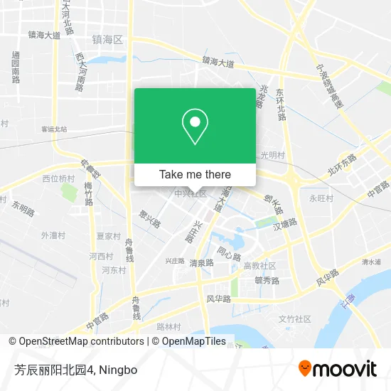 芳辰丽阳北园4 map