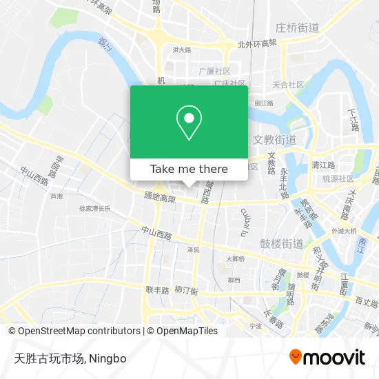 天胜古玩市场 map