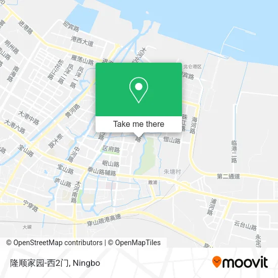 隆顺家园-西2门 map