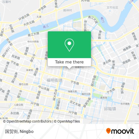 国贸街 map
