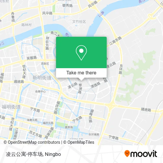 凌云公寓-停车场 map