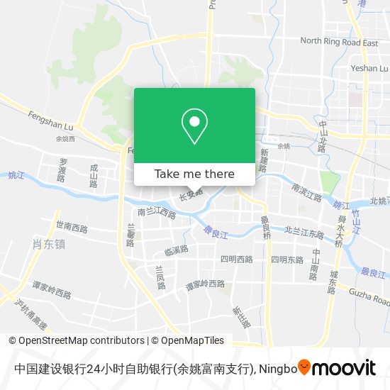 中国建设银行24小时自助银行(余姚富南支行) map
