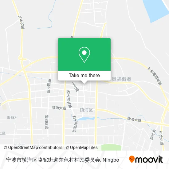 宁波市镇海区骆驼街道东色村村民委员会 map
