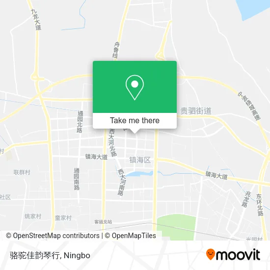 骆驼佳韵琴行 map
