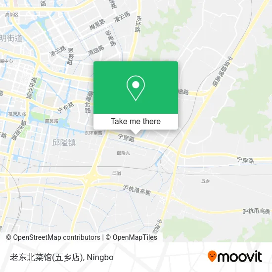 老东北菜馆(五乡店) map