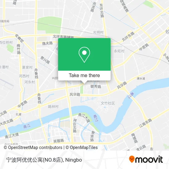 宁波阿优优公寓(NO.8店) map