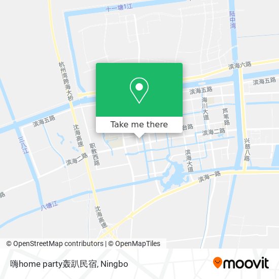 嗨home party轰趴民宿 map