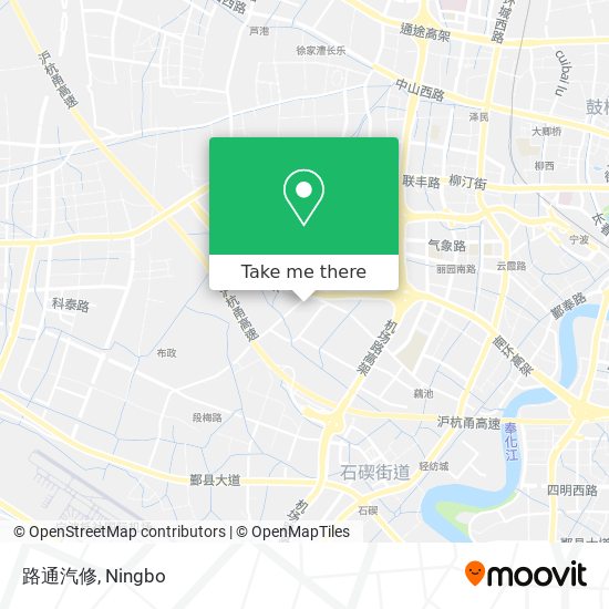 路通汽修 map