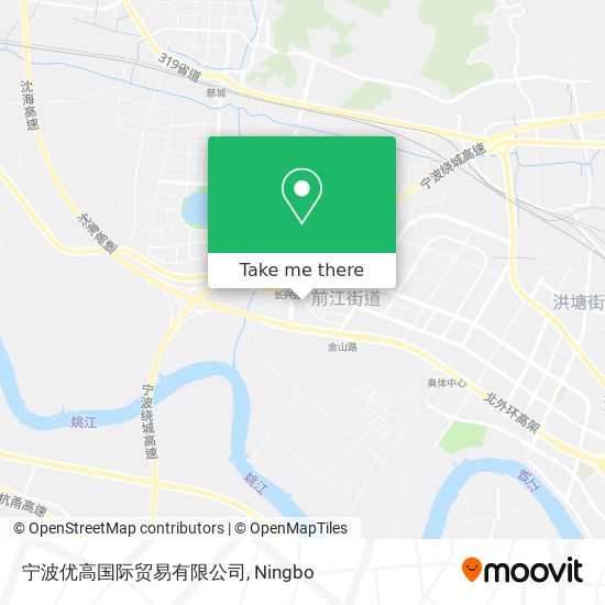 宁波优高国际贸易有限公司 map