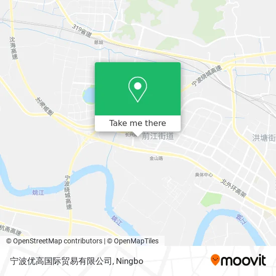 宁波优高国际贸易有限公司 map