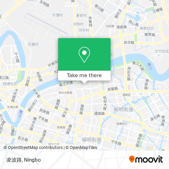 凌波路 map