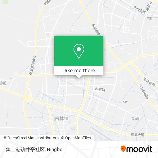 集士港镇井亭社区 map
