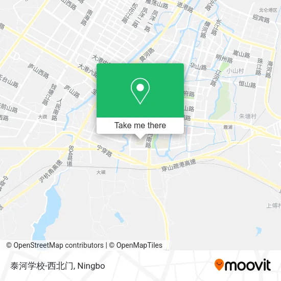 泰河学校-西北门 map