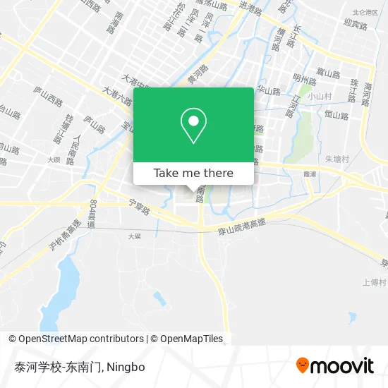 泰河学校-东南门 map