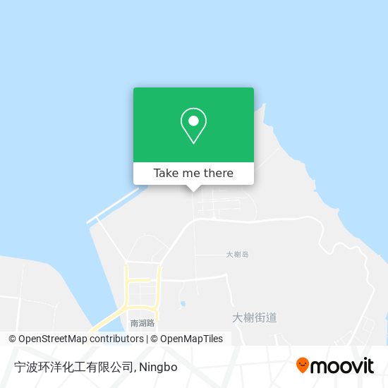 宁波环洋化工有限公司 map