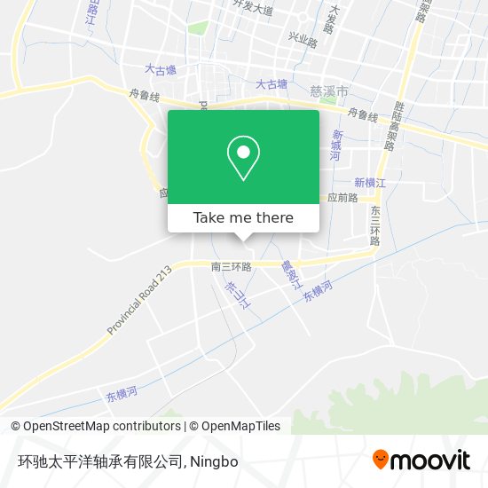 环驰太平洋轴承有限公司 map