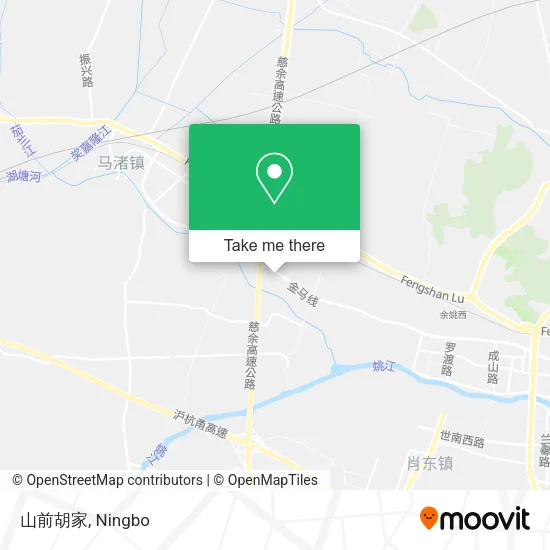 山前胡家 map