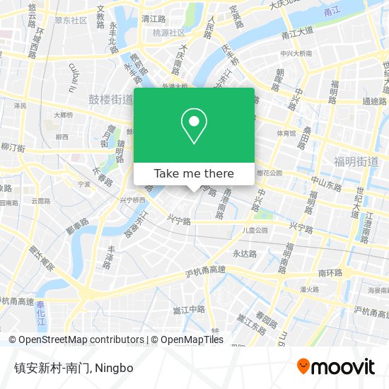镇安新村-南门 map