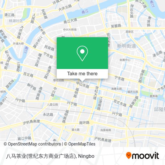 八马茶业(世纪东方商业广场店) map