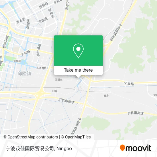 宁波茂佳国际贸易公司 map