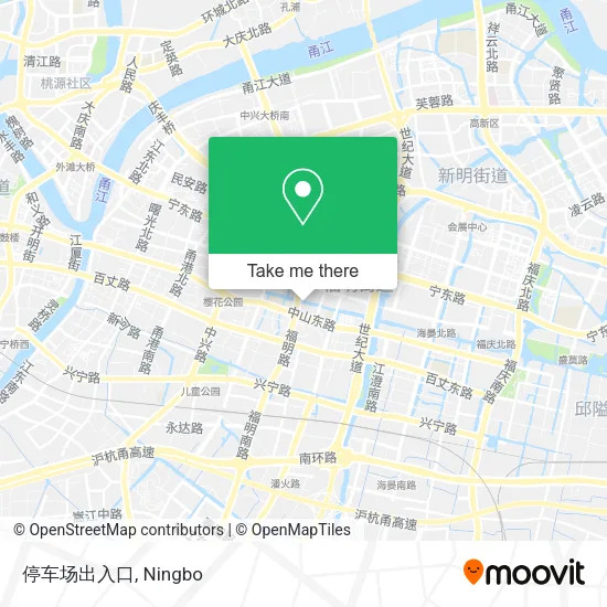 停车场出入口 map