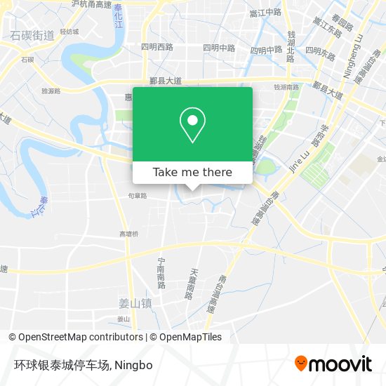环球银泰城停车场 map