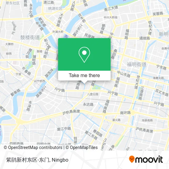 紫鹃新村东区-东门 map