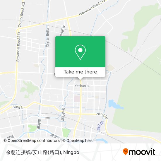 余慈连接线/安山路(路口) map