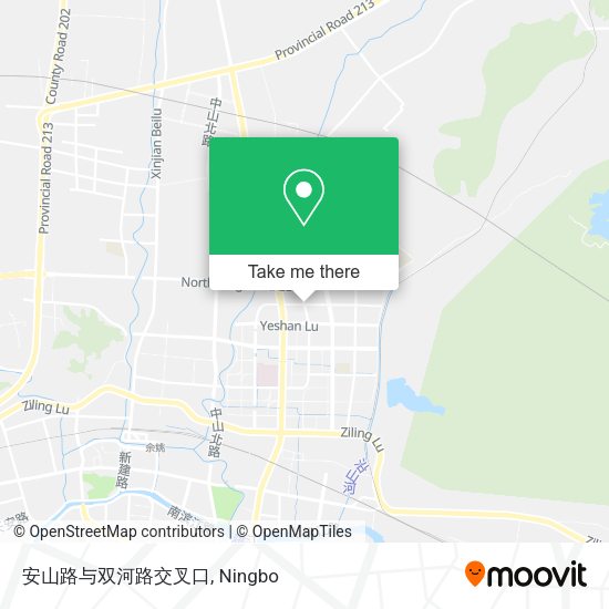 安山路与双河路交叉口 map