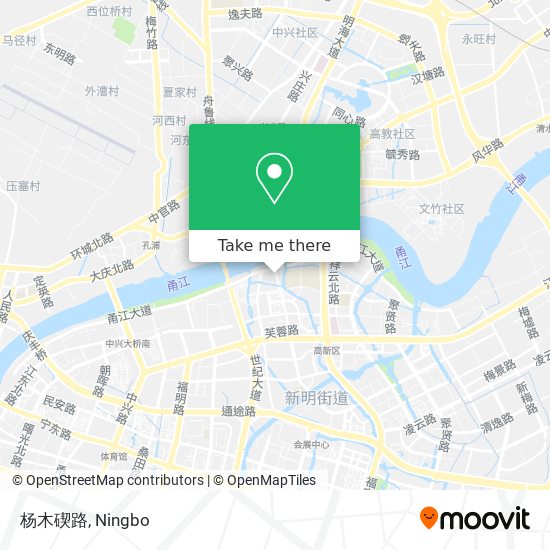杨木碶路 map