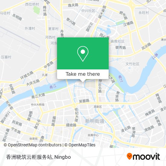 香洲晓筑云柜服务站 map