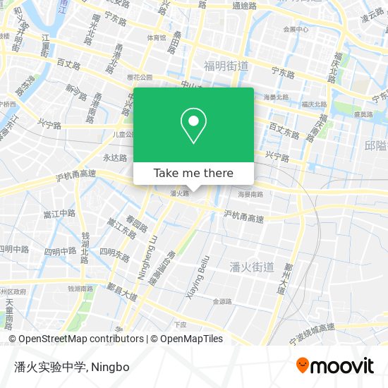 潘火实验中学 map