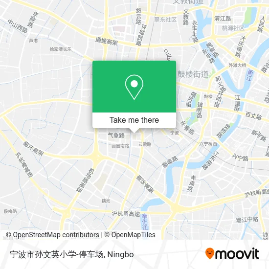 宁波市孙文英小学-停车场 map