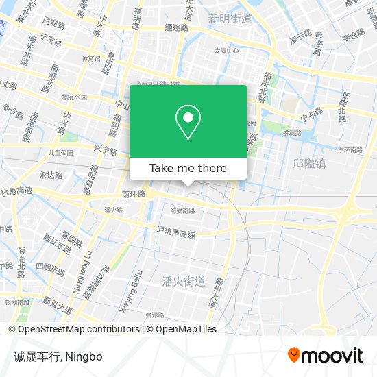 诚晟车行 map